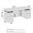 Bush Business Furniture Stratus 72W X 30D Electric Standing Desk With Drawers And Modesty Panel-114792282