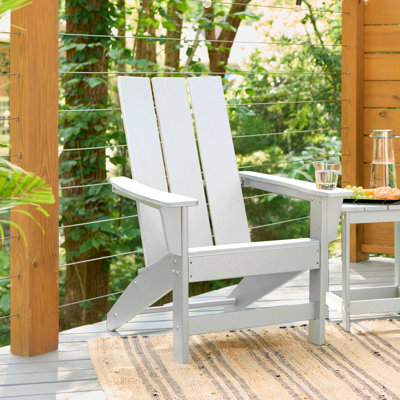 Chaise Adirondack moderne en plastique Arenijus
