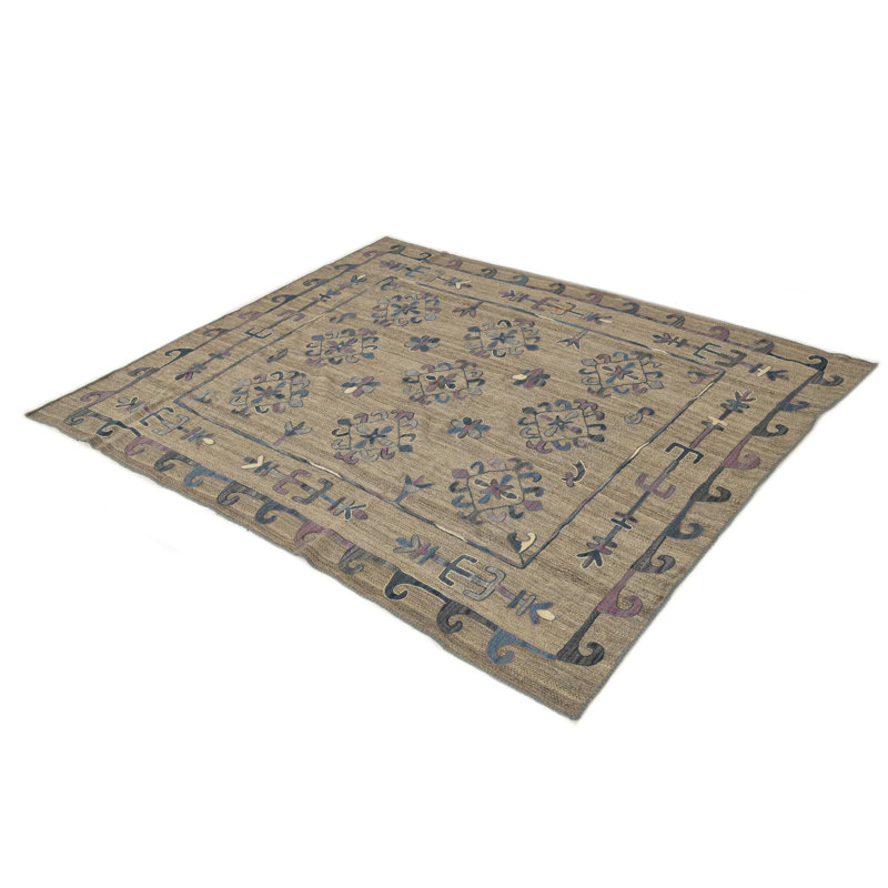 Tapis gris foncé Nathanael