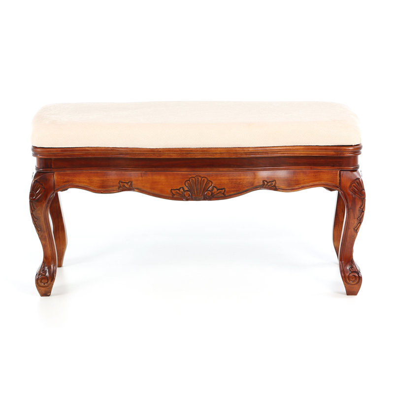 Banc de meuble-lavabo en bois massif Betty