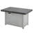 Extendable Rectangle Aluminum Alloy Fire Pit Table