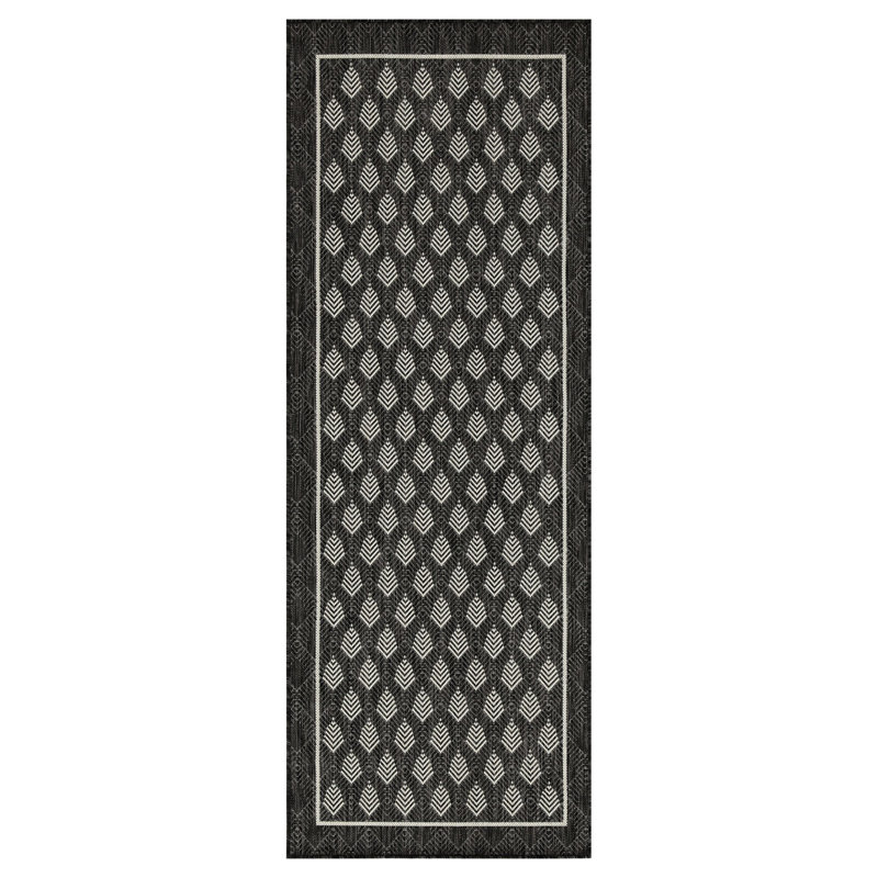 Sunshine Collection Gchar2008 Anthracite Rug, 5 Ft. 3 In. X 7 In., Polypropylene, , Stain-, For Home 5'3" 7'3", Stain , Indoor And Outdoor Areas