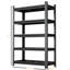 Étagère de rangement à 5 niveaux, étagère réglable en métal 2200 lb, noir, nécessite un assemblage