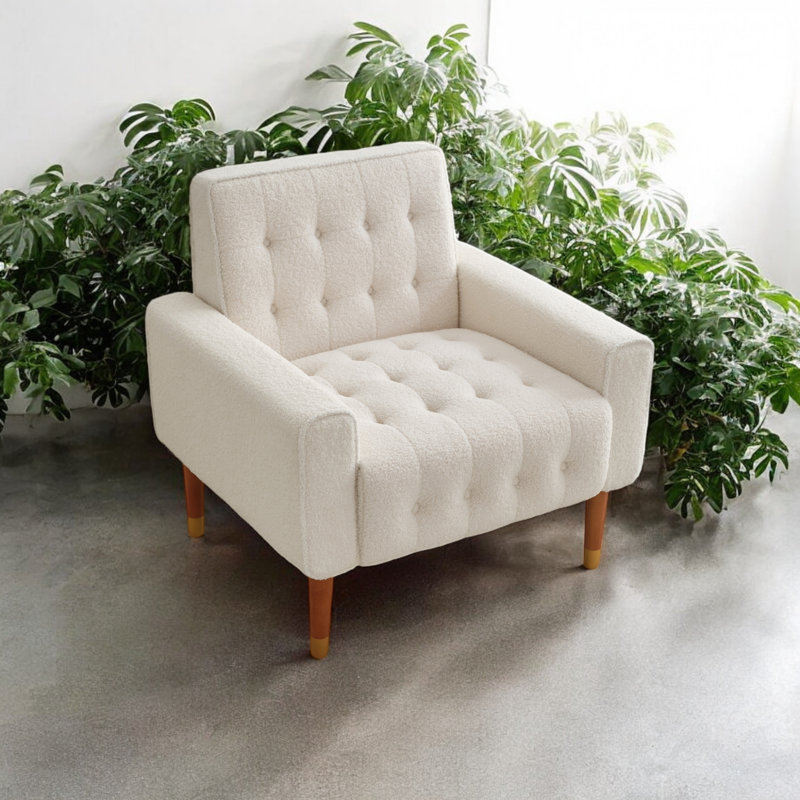 Fauteuil d'appoint 33,73 po Biscuit