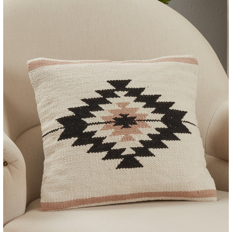 Natural Cotton Kilim Euro Decorative Pillow Cover