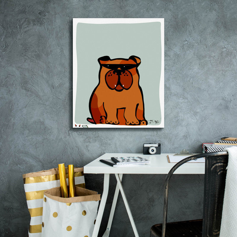 'Woof' by Irena Orlov, Canvas Wall Art, 24" H x 20" W x 0.75" D