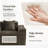 43'' W Oversized Corduroy Armchair with Pillow, Compression Single Sofa Upholstered Couch with 2 Cup Holders for Living Room, Bedroom, Apartment, Office-127360617