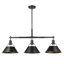 Luminaire suspendu linéaire à 3 lumières pour îlot de cuisine Weatherford-970020810-957329894