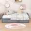 Lit plateforme en bois avec lit gigogne simple Teigan-554564273