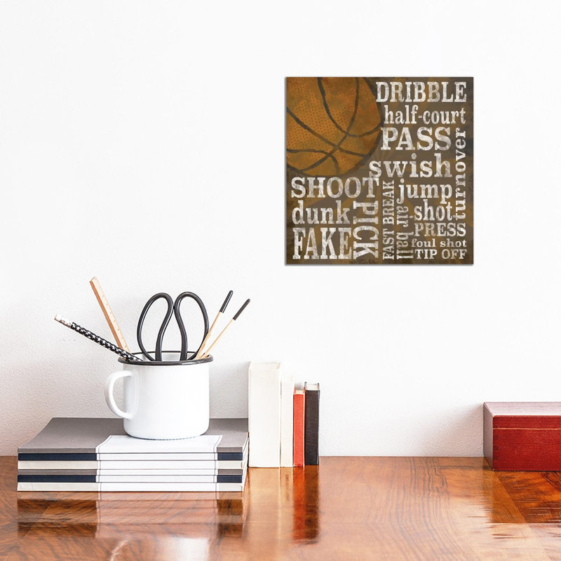 All Star Sports IV by Tara Reed - Wrapped Canvas Print, 30.48 cm H x 30.48 cm W
