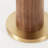 Knuckle Table Lamp In Walnut + Oval-121494669