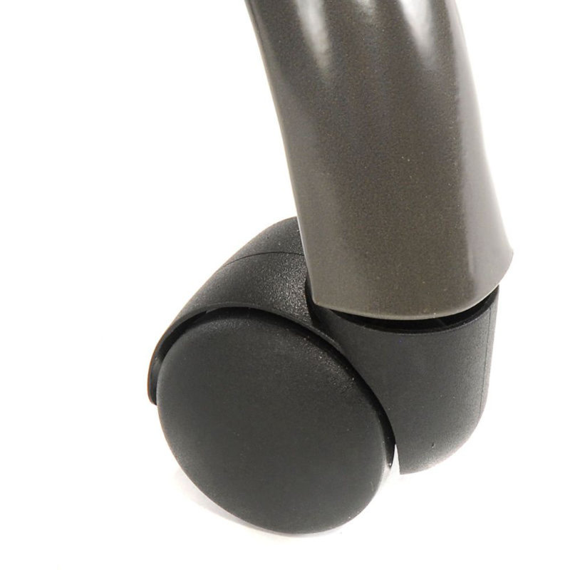 Adjustable Height Ergonomic Lab Stool Wheels, Black