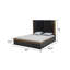Lit plateforme tapissier Halima-806939572