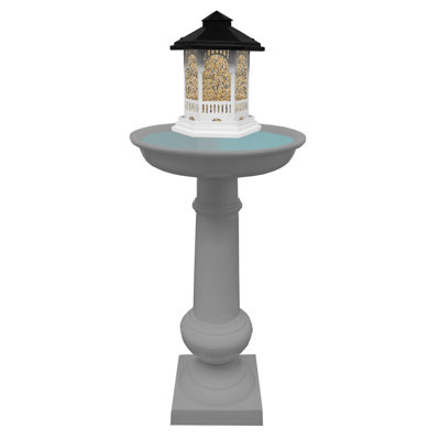 Pippino Metal Tiered Birdbath