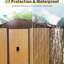 8 Ft X 4 Metal Shed For Lawn - Coffee. Construction With Foundation. Has Lockable Door, Window & Ventilation Functionality Coffee 8x4 Outdoor Shed. Rust-, Galvanized Iron Frame. Includes Lock,-137929424