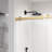 56 - 60*76 Inch Double Sliding Soft Close Shower Door, 8mm Thick Glass, Easy Cleaning Coating In Brushed Gold, Bathroom Essential Item, Corrosion Door Inch, Feature Option, Lightweight And Strong