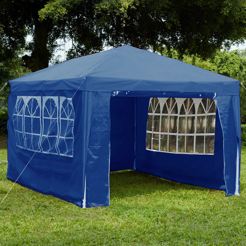 Rakestraw 3 x 4m Metal Party Tent, Blue