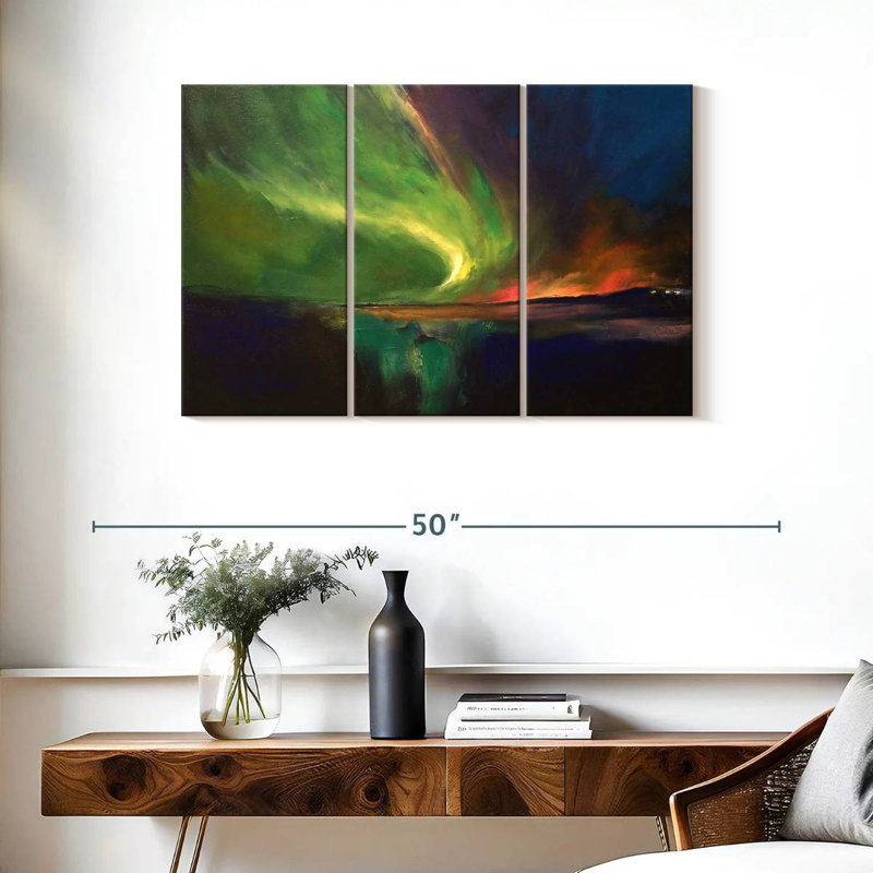 Alvord Aurora Borealis Vision, 24" H x 38" W