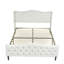 Structure de lit plateforme en tissu bas profilé, aucun sommier tapissier requis-1806551459