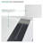 Transolid 61.5-in x 37.5-in Trench Drain Shower Base