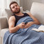 Jeté 100% coton 406 g / m² Literie respirant gaufré GentleSoft ™-101518352-105340820