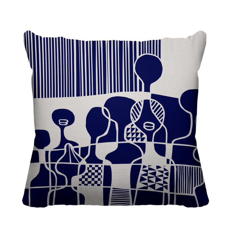 Housse de coussin et insert Ori Oudtoor, L 19 po x H 19 po, Bleu