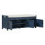 Banc de rangement avec 3 portes en forme de volet, banc à chaussures avec coussin amovible et espace de rangement caché-1741437100-1741437102