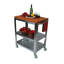 Cucina Culinarte Kitchen Cart with Cherry Top