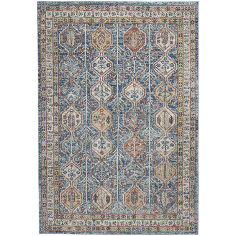 Shabila Oriental Indoor Rug, Rectangle 5'3" x 7'3"