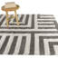 Tapis géométrique tissé à la machine rectangulaire rectangulaire 7 pi 10 po x 10 pi Jula