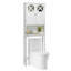 Armoire de salle de bain autoportante h 68 po x l 8 po x l 8 po x p 8 po Belanger