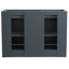 Ensemble de meuble-lavabo double 49 po Brunswick