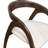 Rozella Solid Wood Curved Arm Chairs