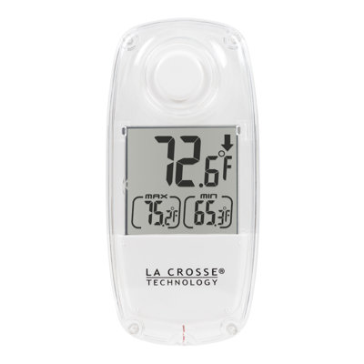 Thermomètre d'extérieur sans fil 3,25 "à énergie solaire
