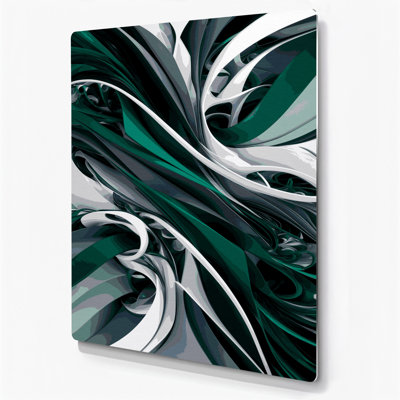 Art numérique bleu abstrait numérique 45