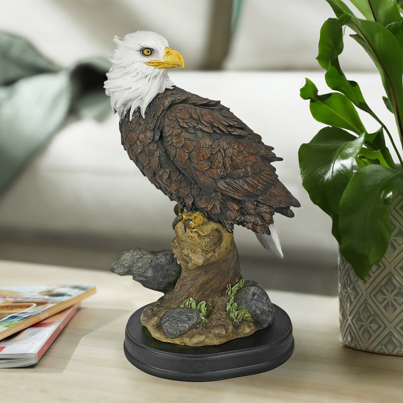 Noble Strength Bald Eagle Figurine