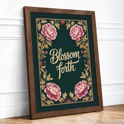 Blossom Forth Botanical - Framed Print