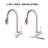 Single Handle Pull Down Kitchen Sink Faucet Brushed Nickel-119337373