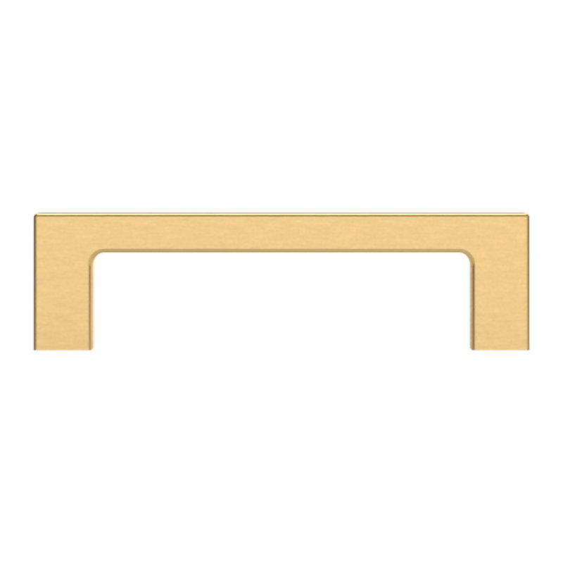 4406 Contemporary Pull, 4" CTC, Satin Brass