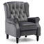 Conatser 78cm Wide Velvet Wing Chair Recliner-383786808