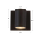 Nordic Glass LED Flush Mounted Sconce