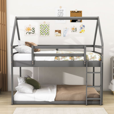 Rhea Kids Twin Over Twin Bunk Bed