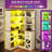  L-Shaped Corner Bookshelf With LED Lights & Drawers