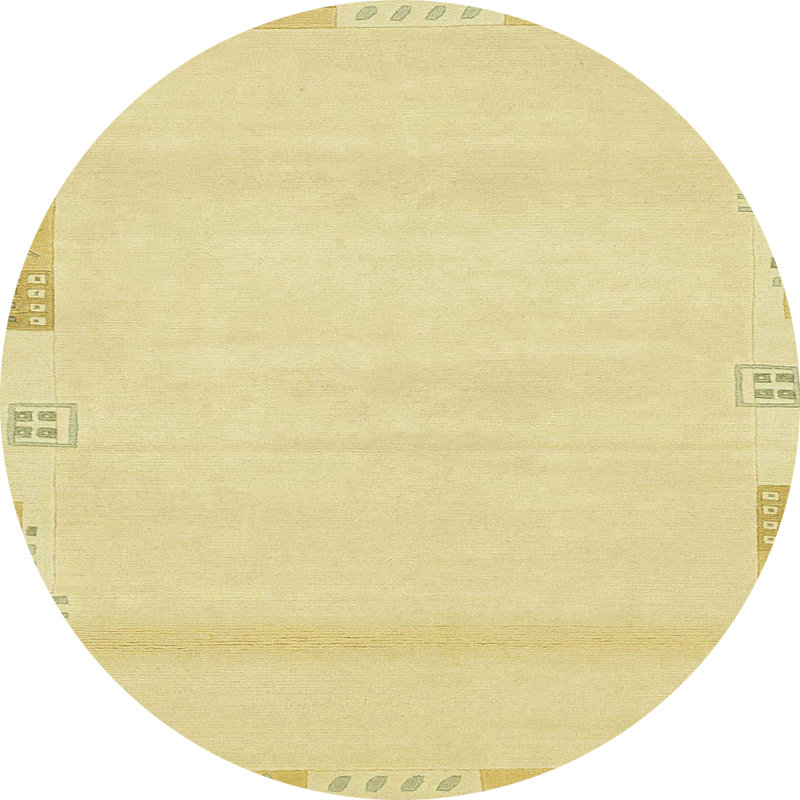 Abstract Indoor Rug, Round 7'