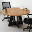 Table de bar ronde, table de conversation, table de salle à manger, table de conférence, table basse en bois