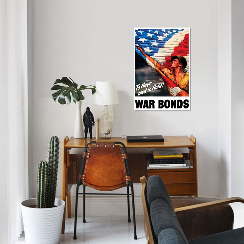 Publicité rétro sur toile, H 18 po x l 12 po x P 1,5 po, Toile tendue, Pas de tapis