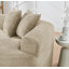 Canapé modulaire courbé 4 places Modern Cloud, canapé de salon à compression minimaliste, sans assemblage, chenille-634559613