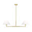 Lustre 2 lumières Ryckman en nickel brossé-1181059803