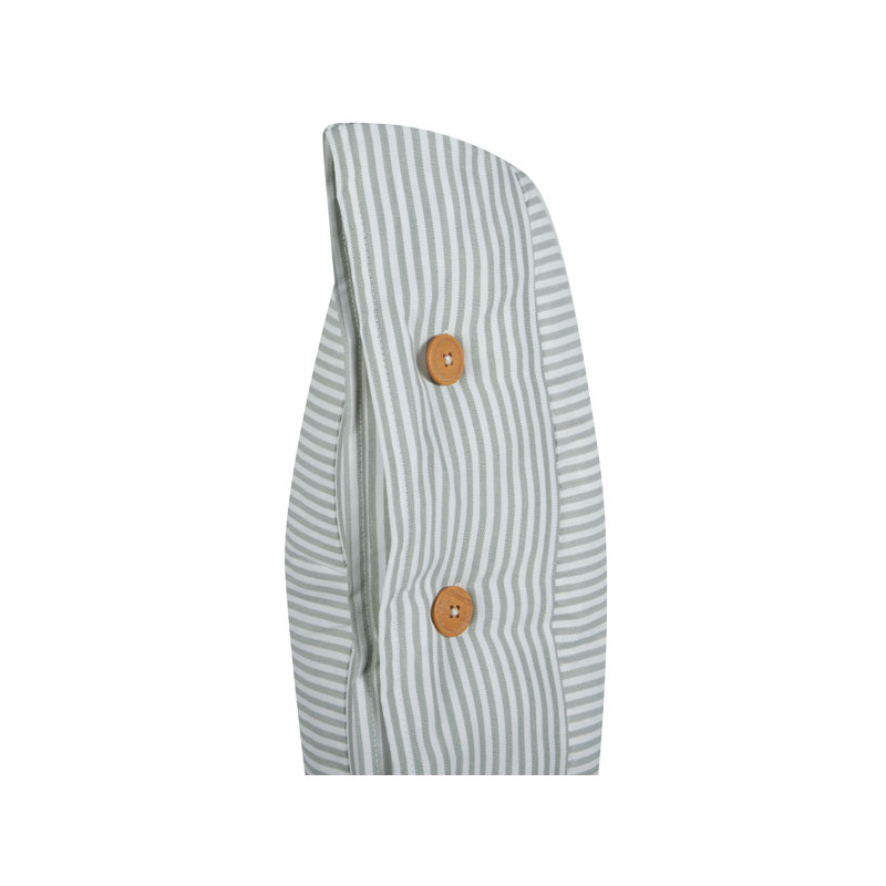 Radojica Striped Blue Cushion, 45cm H x 45cm W, Square