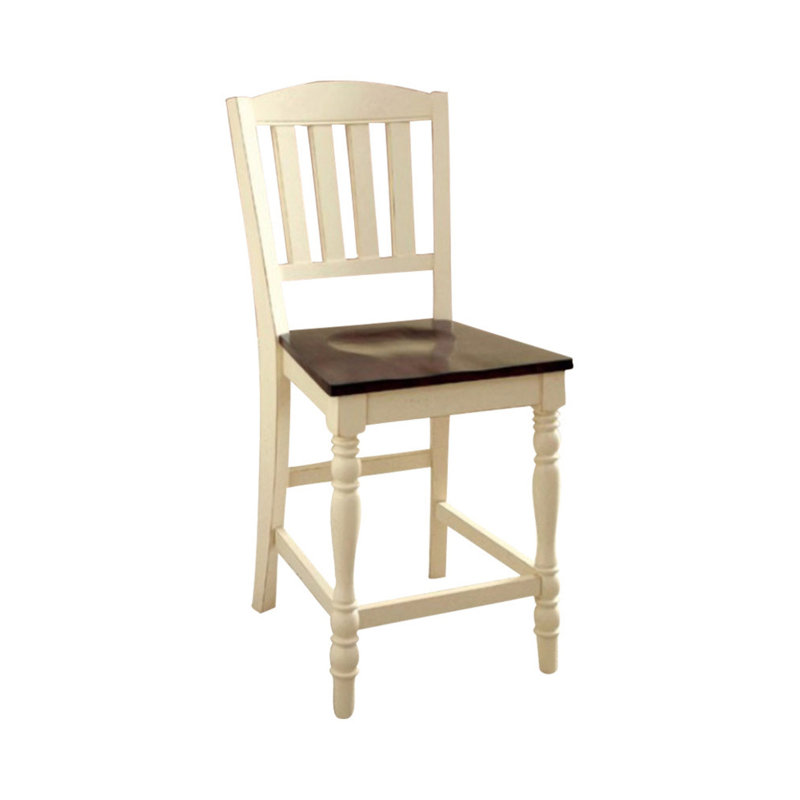 Andrew Counter Stool with Solid Wood Frame